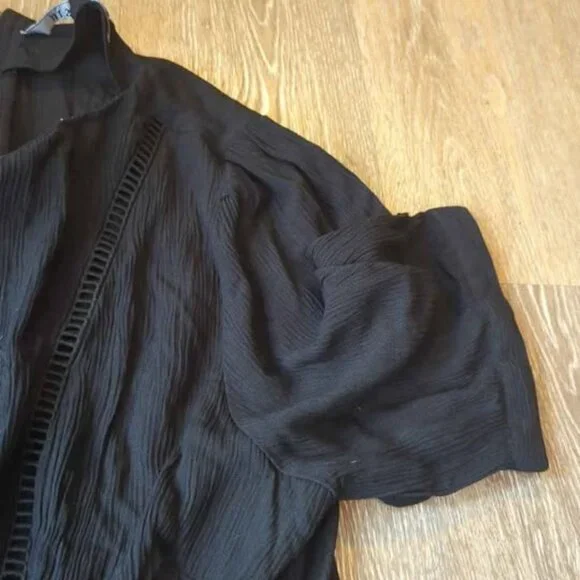 Disturbia blessing puff sleeve tie back midi dress size 10 new - Picture 3 of 6